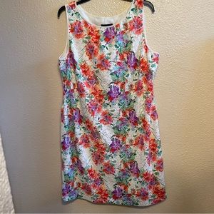 ⭐️RN studio multicolored floral lace dress